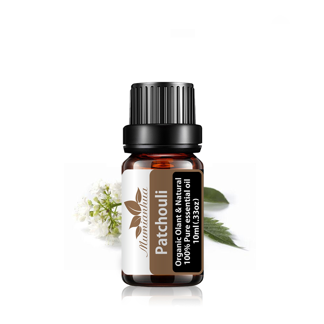 In Stock! MSDS 100% Pure Organic Patchouli Essential Oil Wholesale Free Sample Essential Oil Removing Acne and Mites